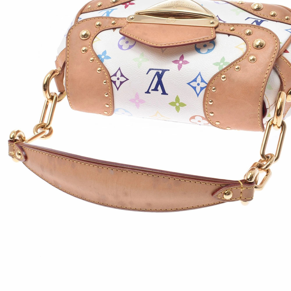 LOUIS VUITTON Multicolor Marilyn Blanc White Monogram Handbag - Picture 3 of 11